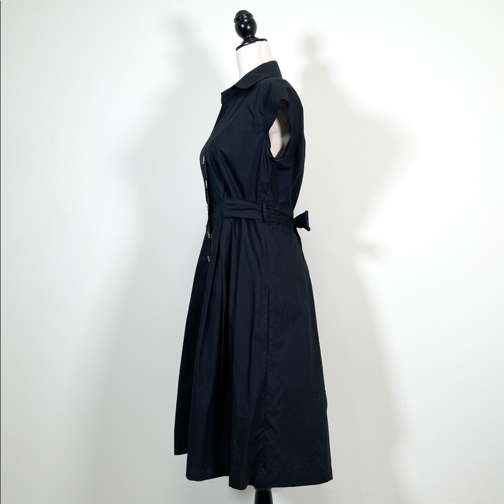 Cynthia Steffe V Neck Cap Sleeve Flare Button Down - Picture 3 of 6
